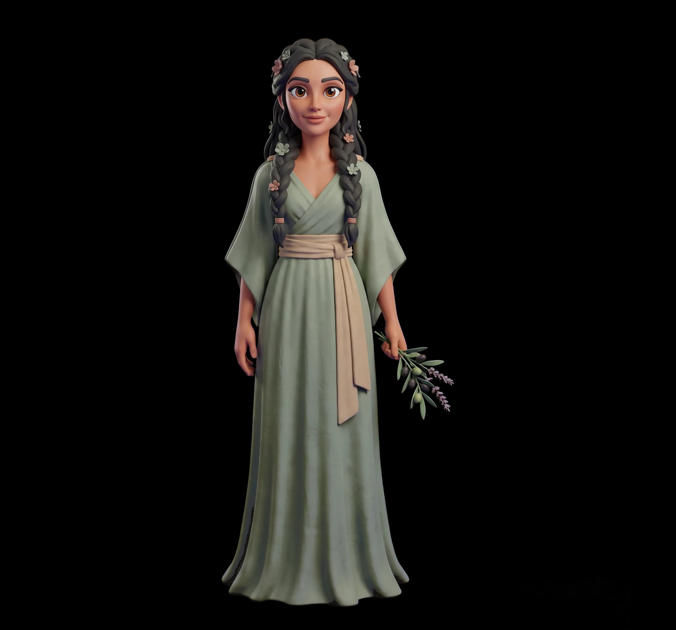 Circe as a clay figurine