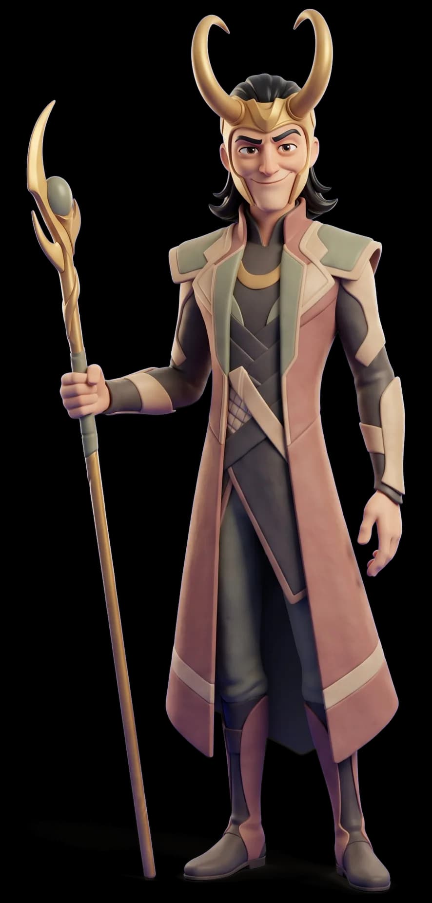 Loki as a clay figurine