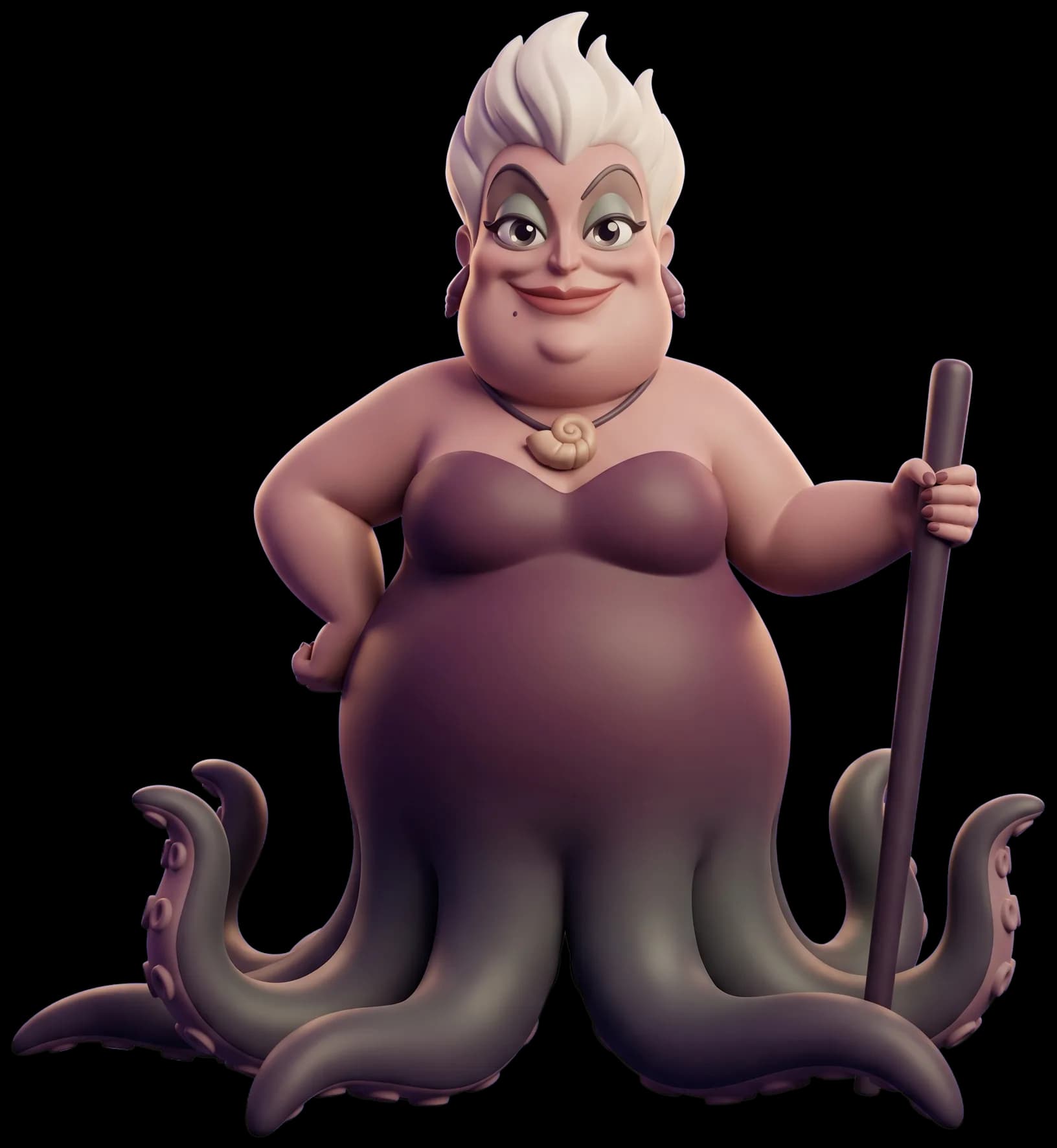 Ursula as a clay figurine