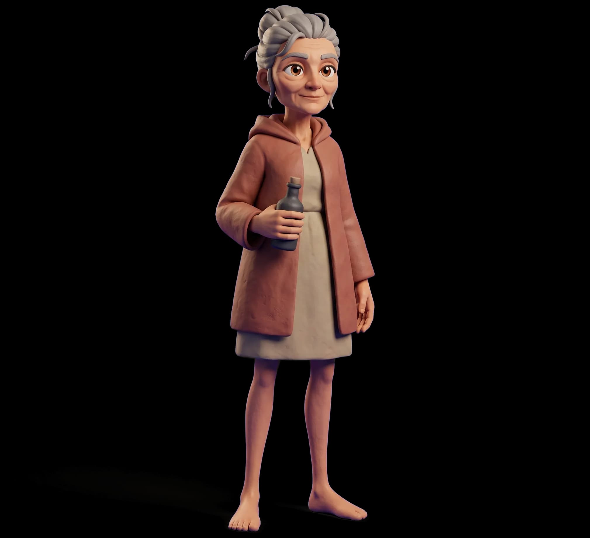 Biddy Early as a clay figurine
