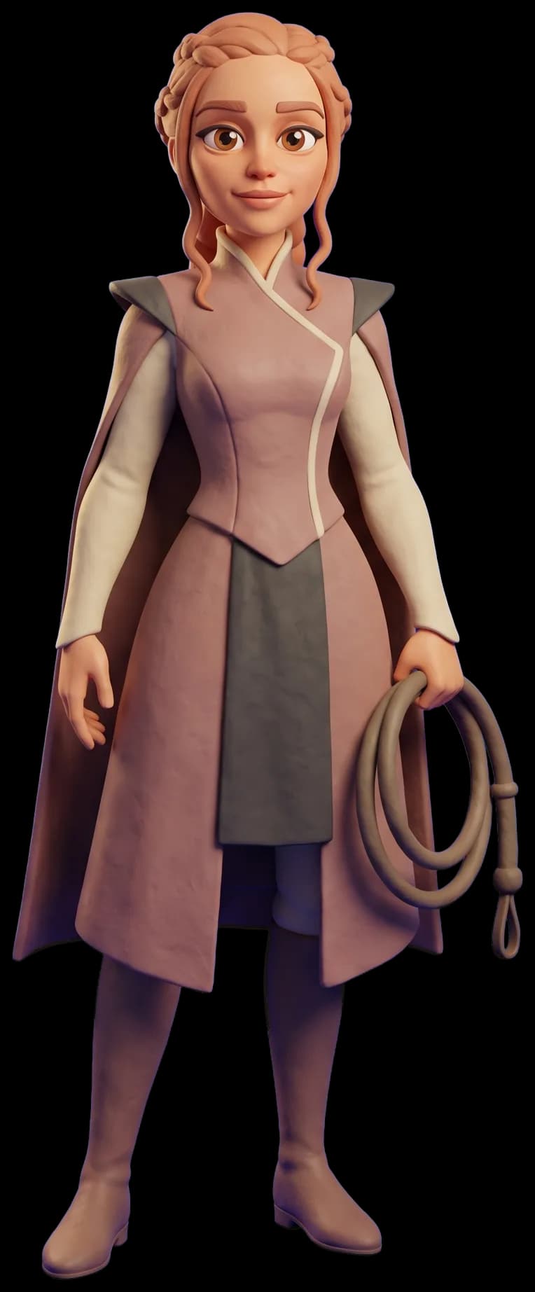 Daenerys Targaryen as a clay figurine
