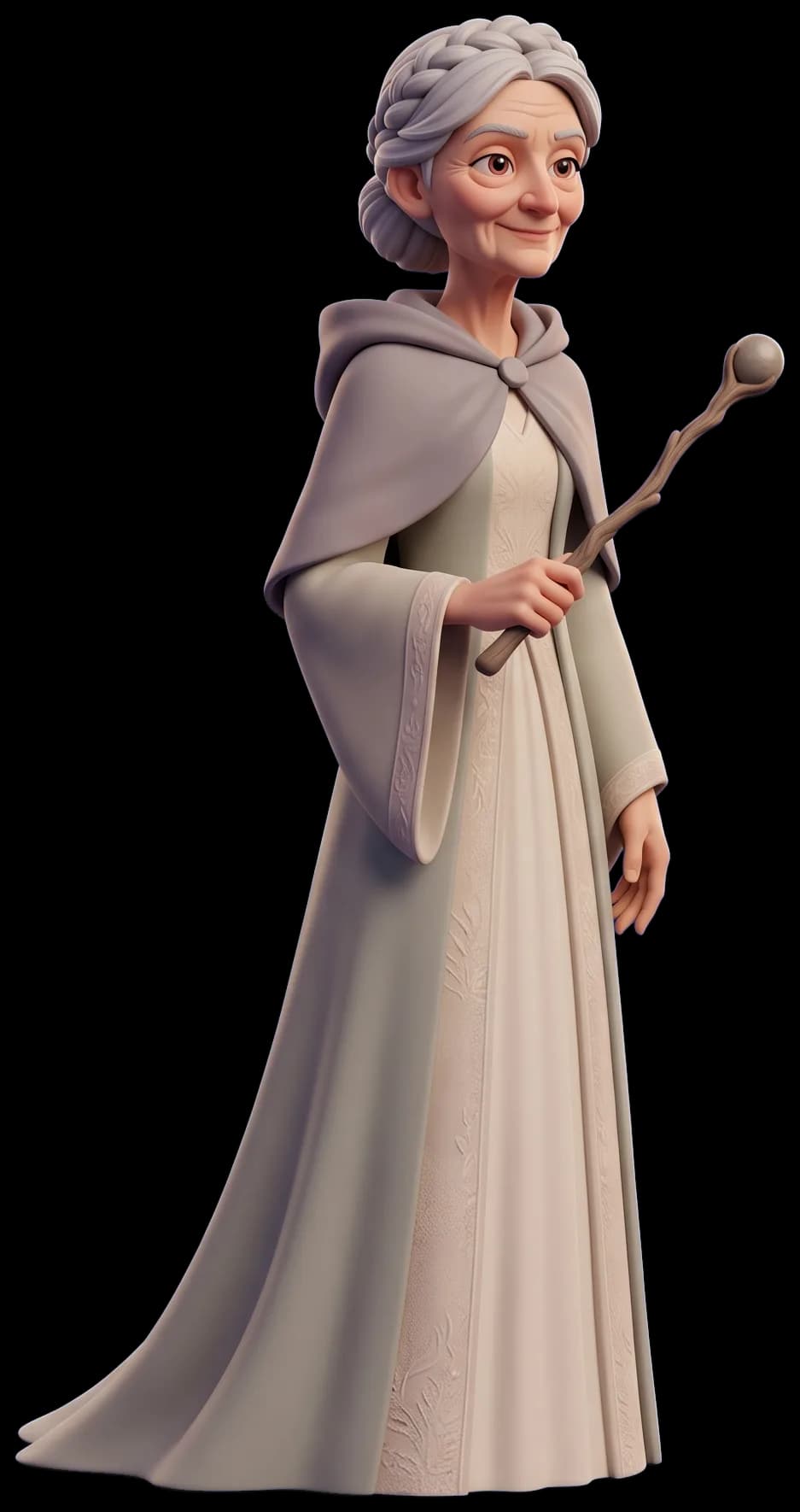 The Fairy Godmother as a clay figurine