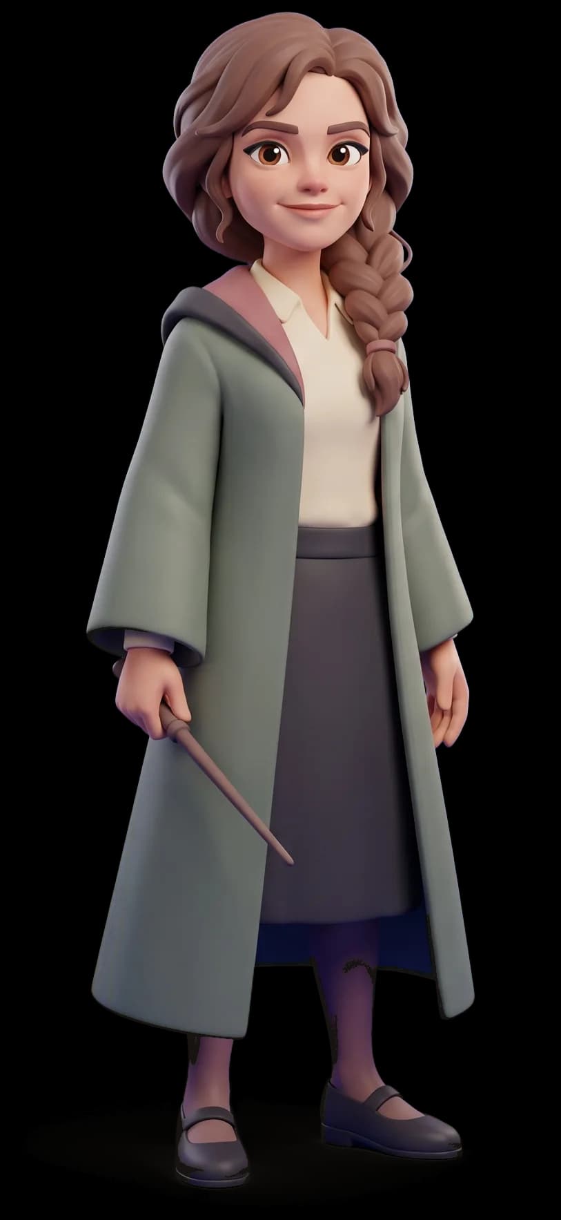 Hermione Granger as a clay figurine