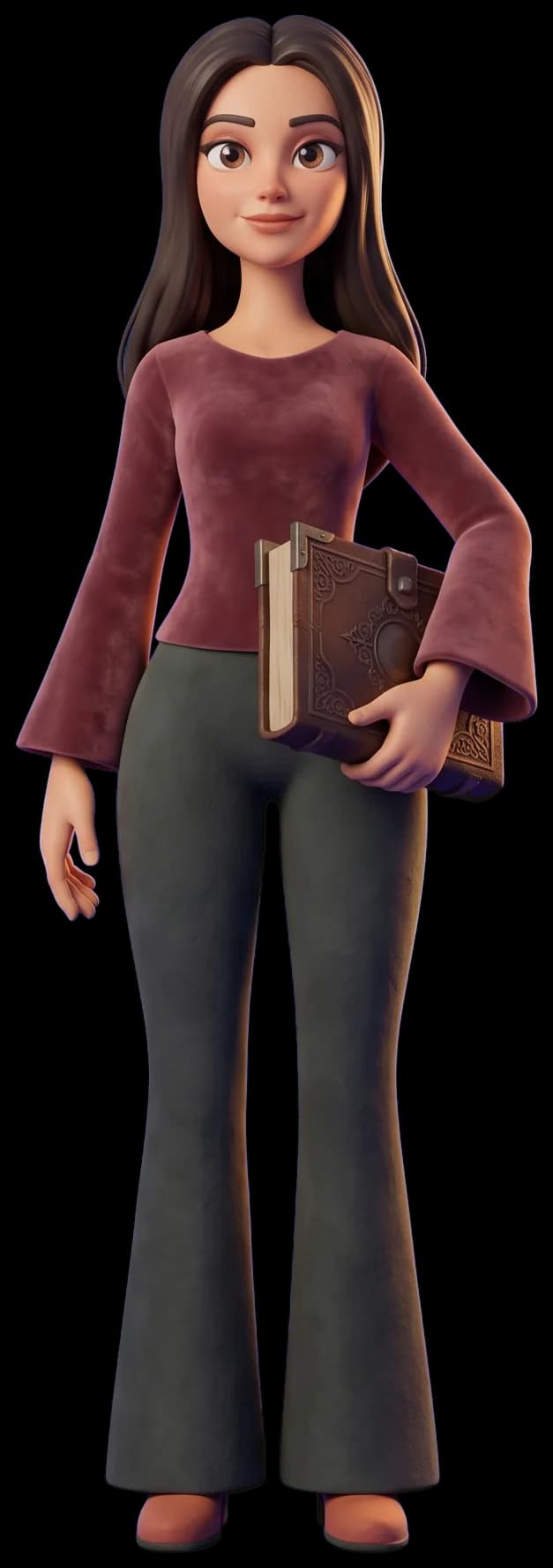 Piper Halliwell as a clay figurine
