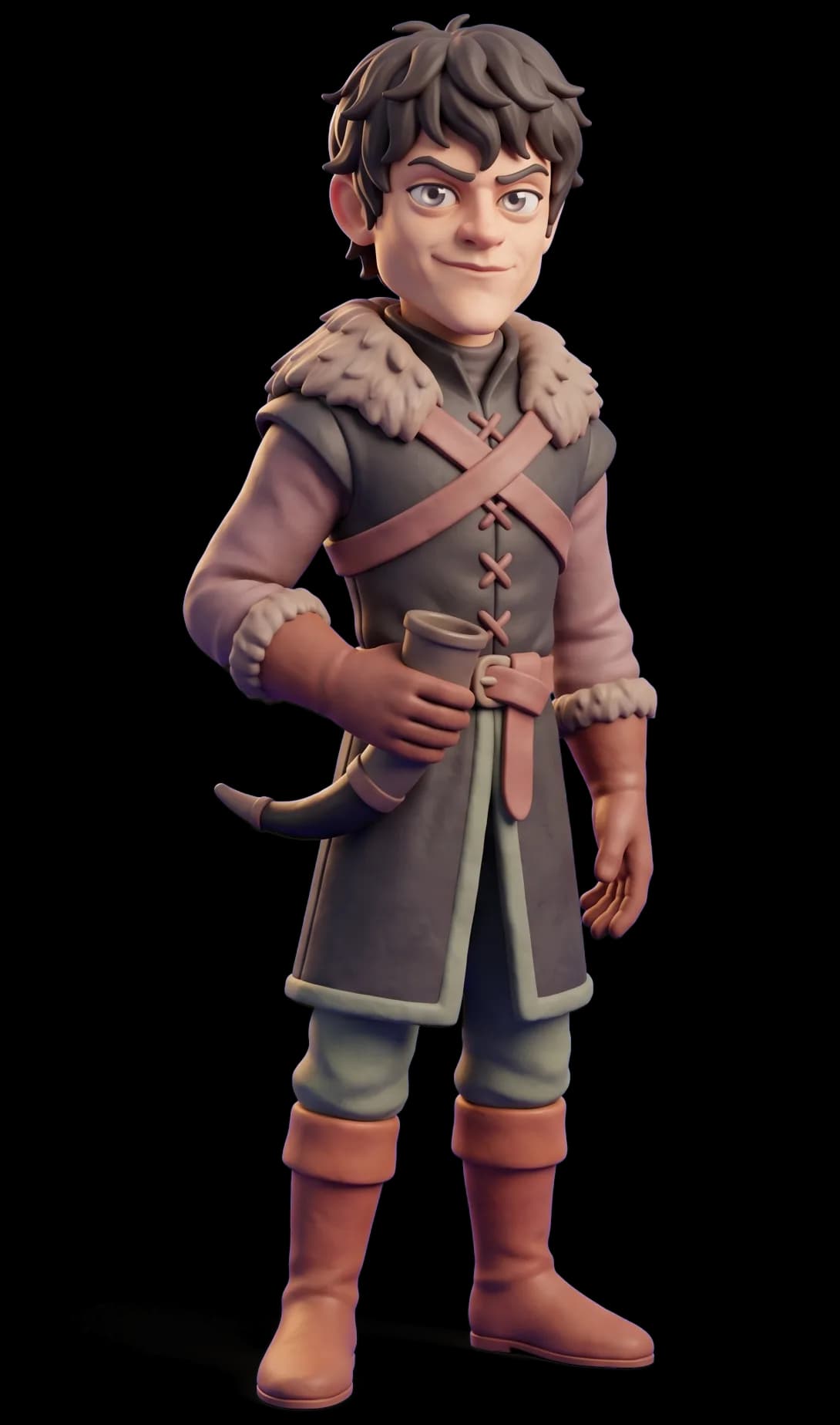 Ramsay Bolton as a clay figurine