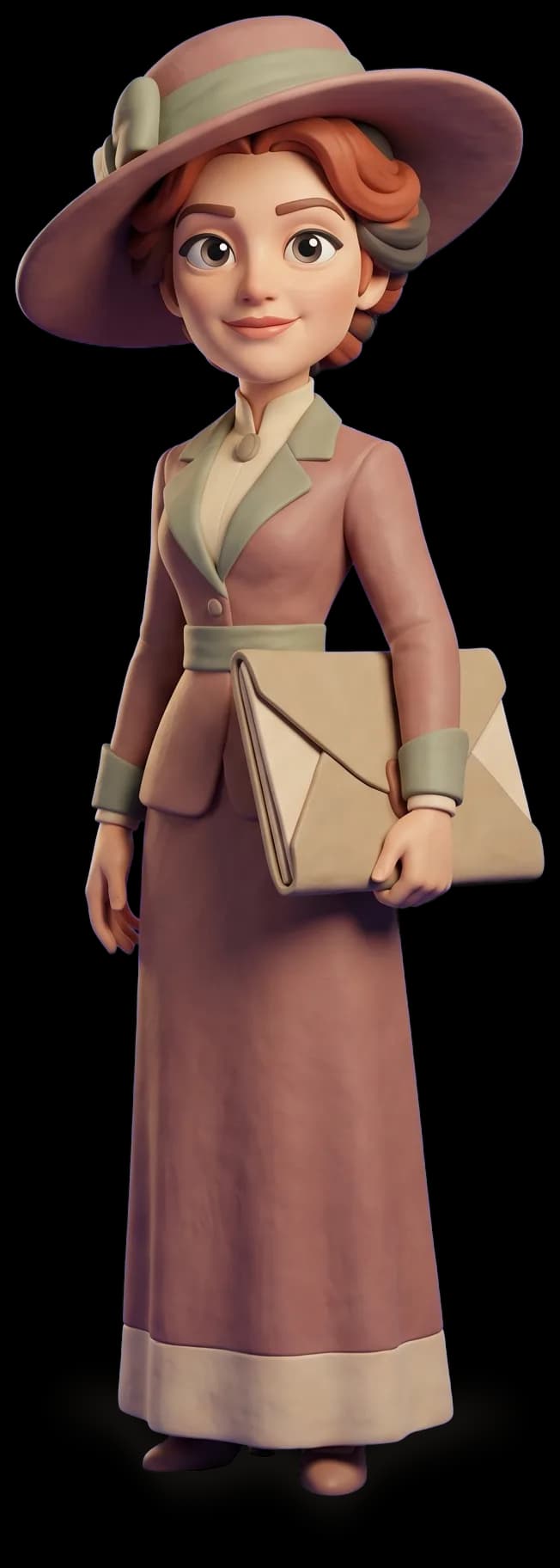 Rose DeWitt Bukater as a clay figurine