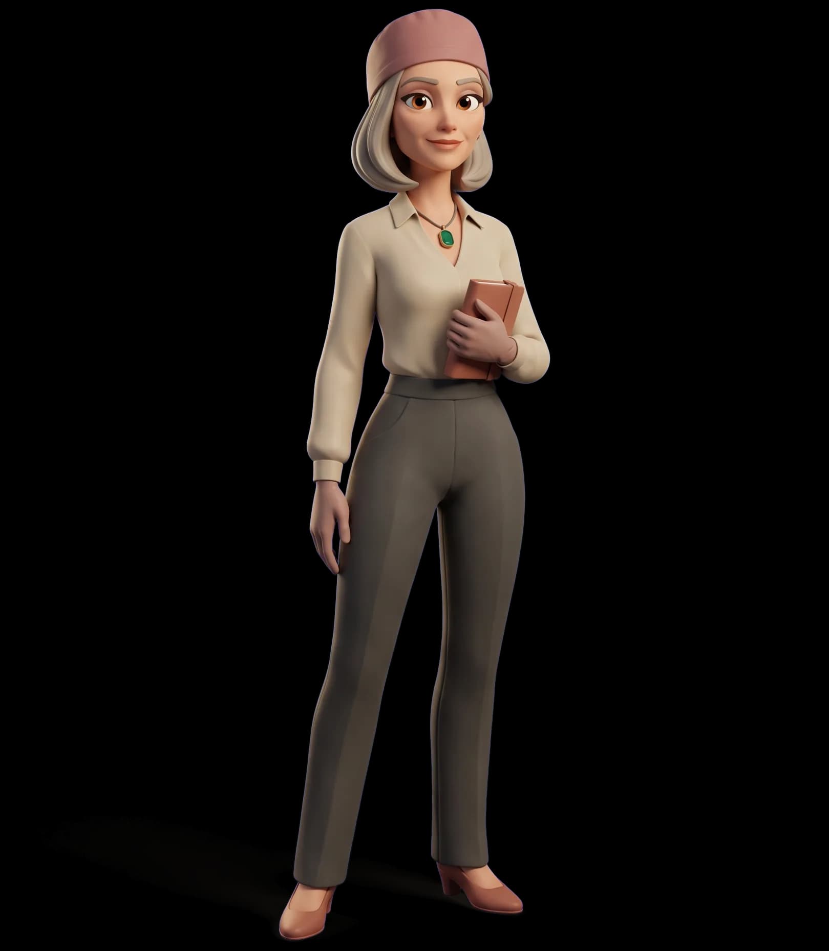 Rowan Mayfair as a clay figurine