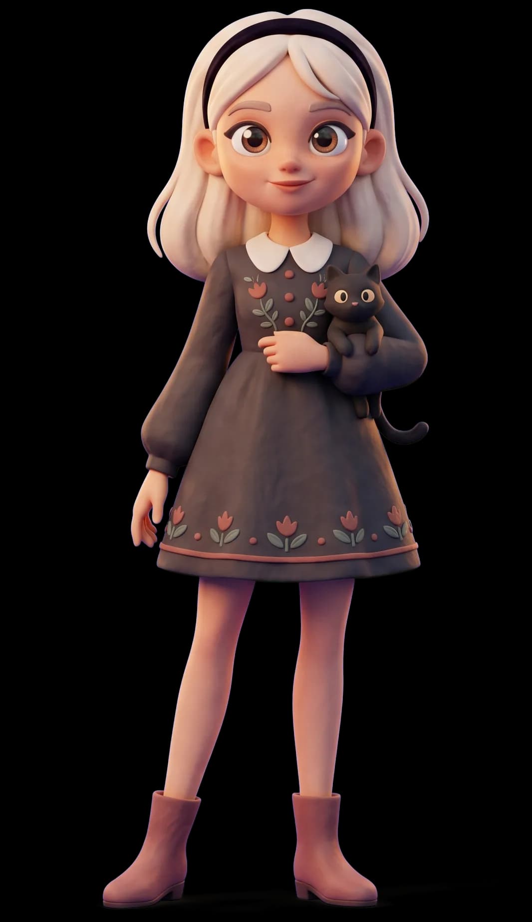Sabrina Spellman as a clay figurine