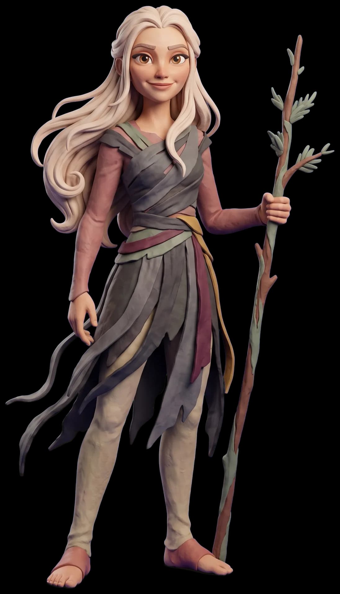 Serafina Pekkala as a clay figurine