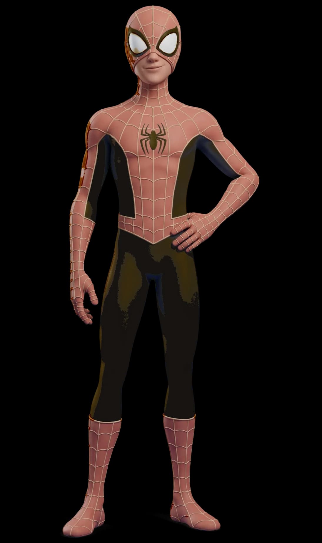 Spider-Man as a clay figurine