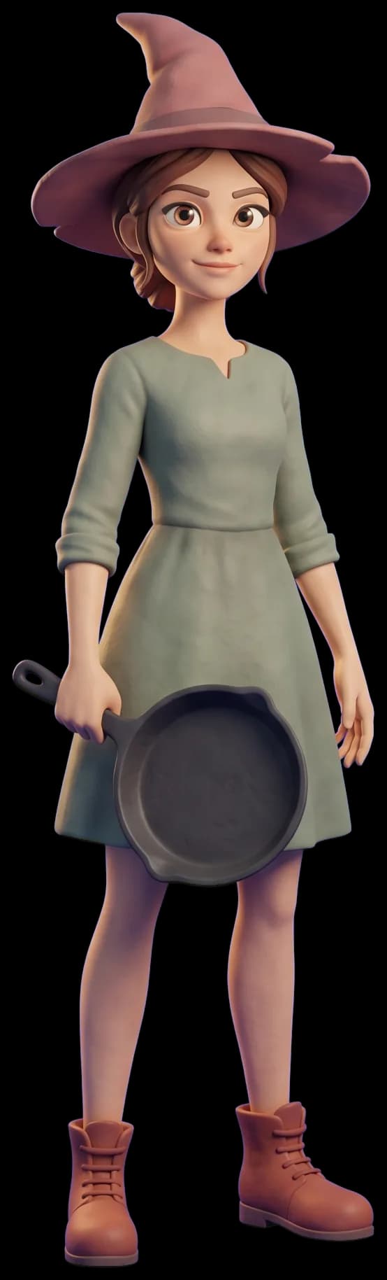 Tiffany Aching as a clay figurine