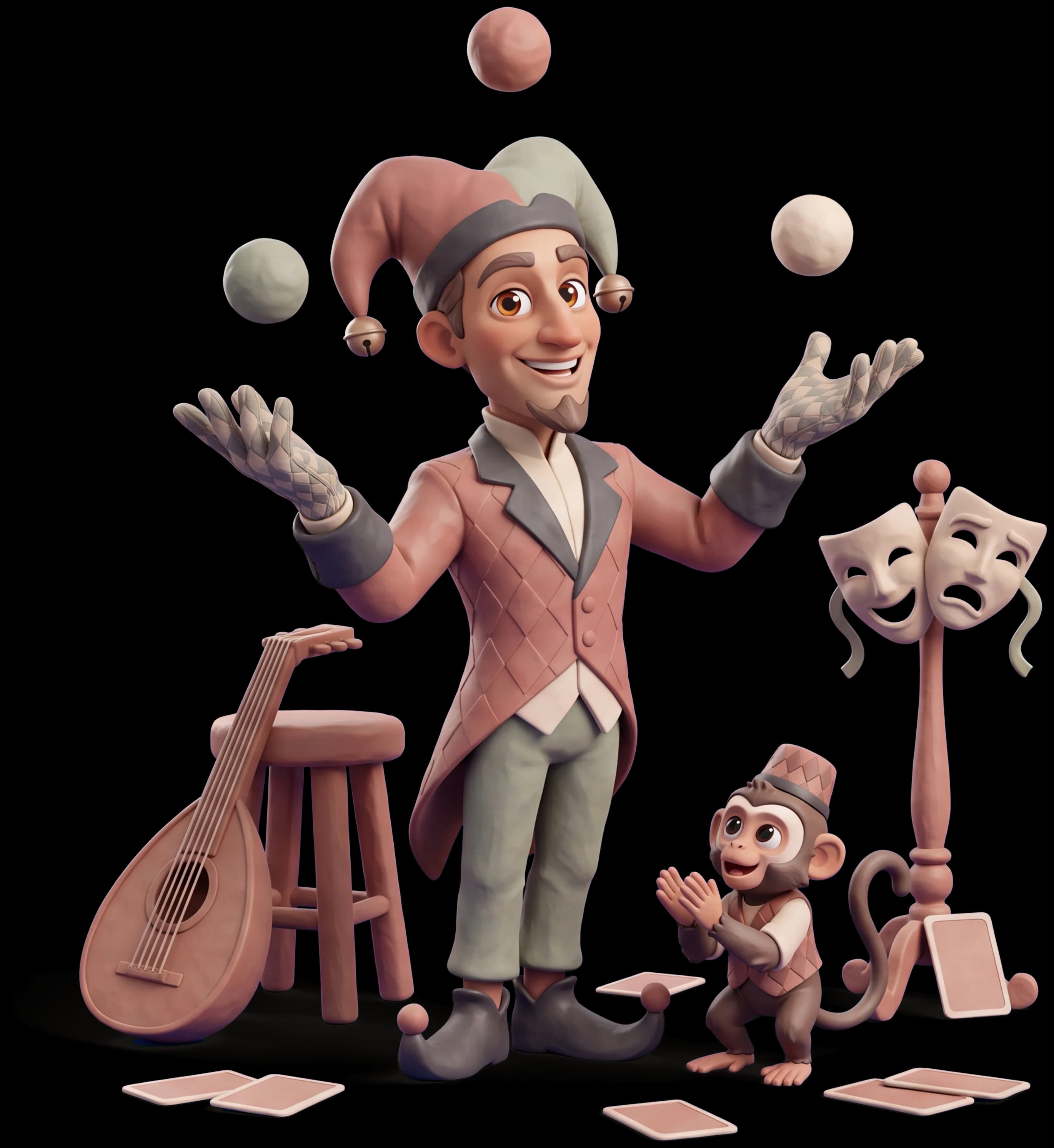 The Jester archetype character
