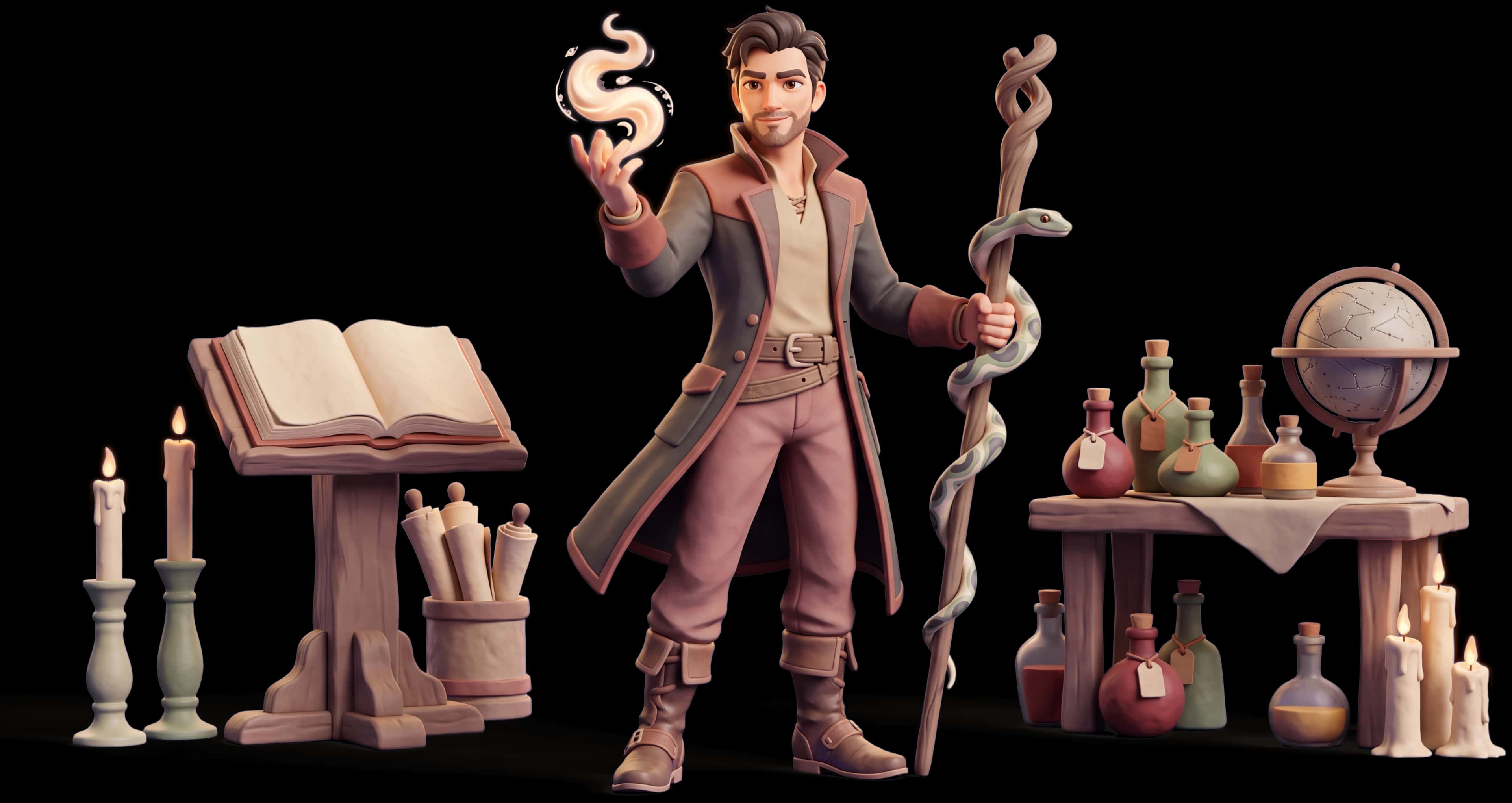 The Magician archetype character