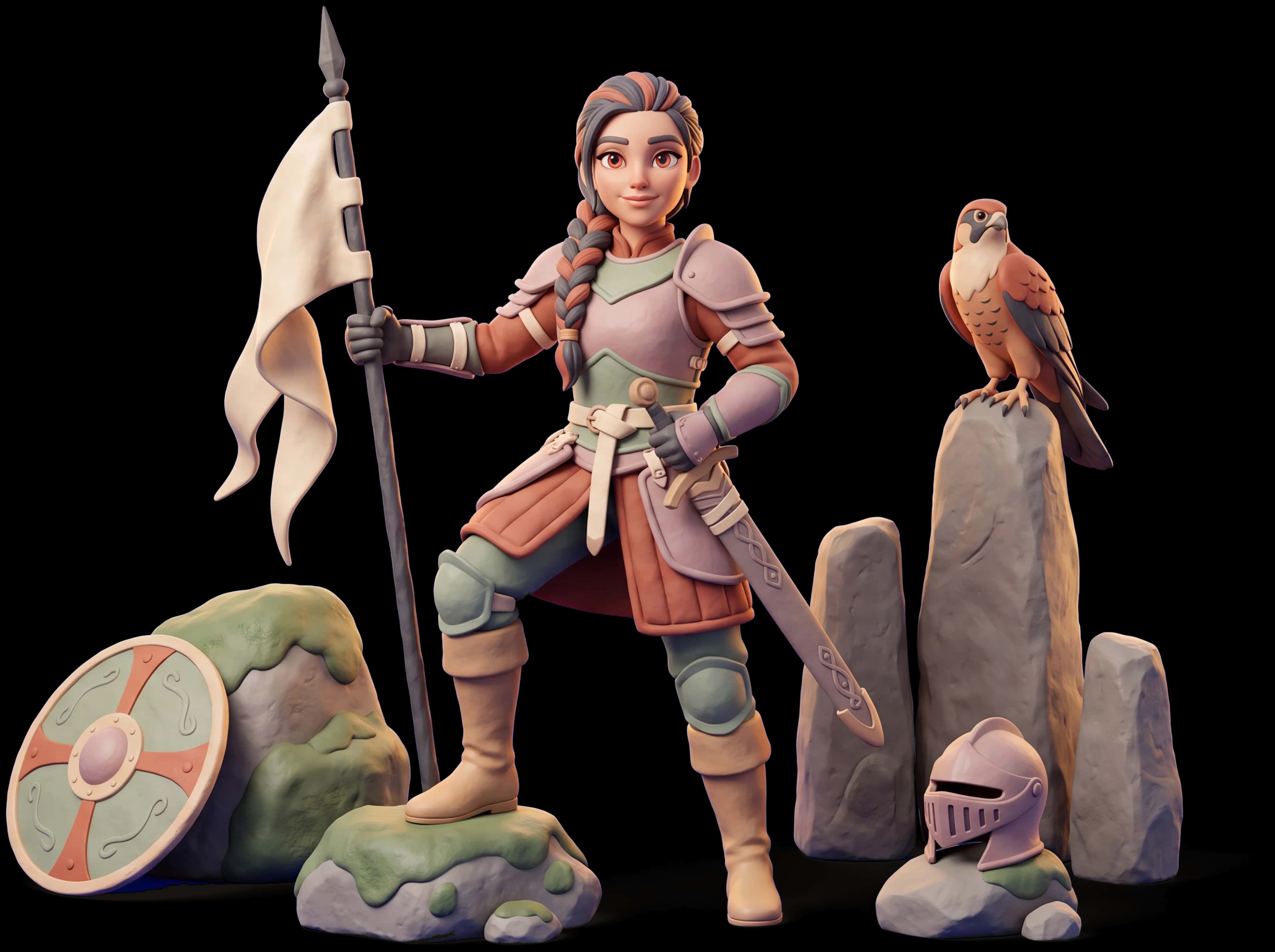The Warrior archetype character