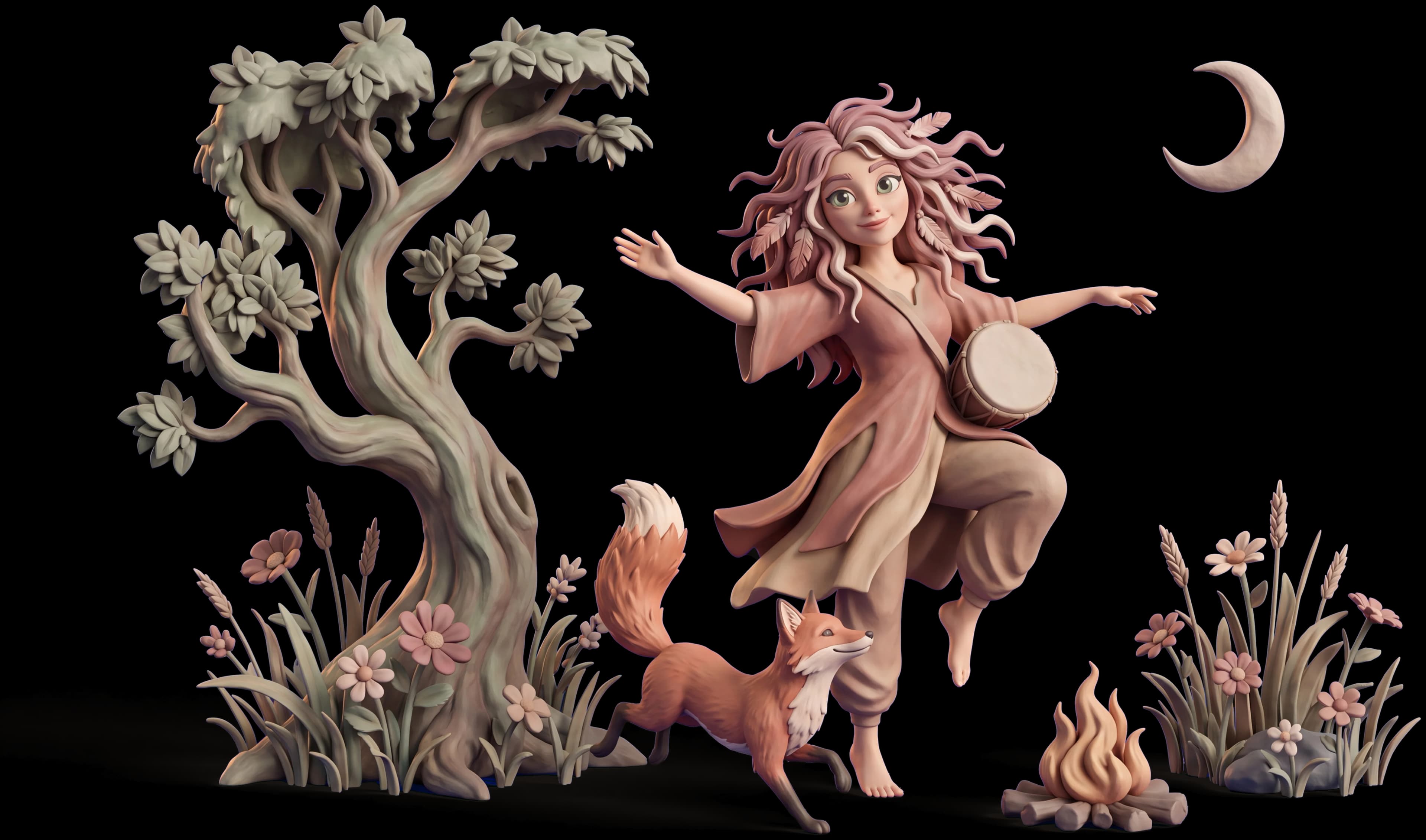 The Wild Woman archetype character